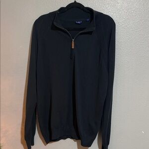 Footjoy Men's navy blue Half-Zip Sweater